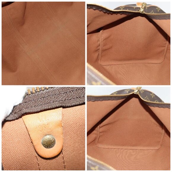 LOUIS VUITTON Monogram Keepall 60 Boston Bag M41422 LV Auth 134847 - Picture 15 of 16